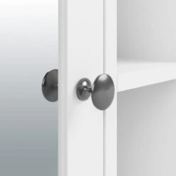 Dunelm Lynton White Compact Bathroom Wall Cabinet -The Furniture Store 30765922 alt05