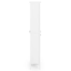 Dunelm Lynton White Compact Bathroom Tall Unit -The Furniture Store 30765926 alt03