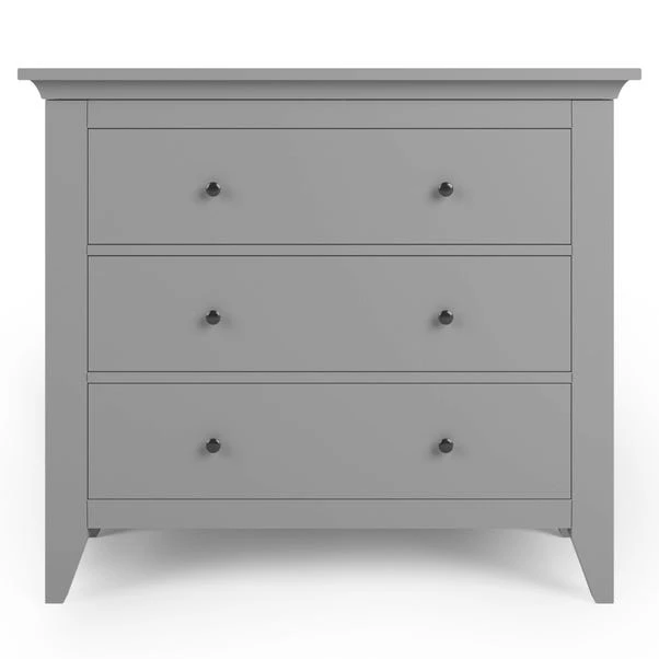 Dunelm Lynton 3 Drawer Chest, Grey 3 Dunelm Lynton 3 Drawer Chest, Grey - Image 3