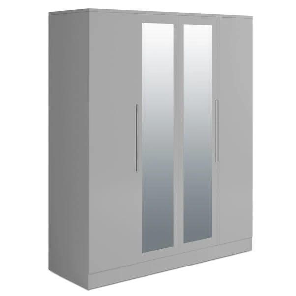 Dunelm Larson Extra Large 4 Door Wardrobe 2 Dunelm Larson Extra Large 4 Door Wardrobe - Image 2