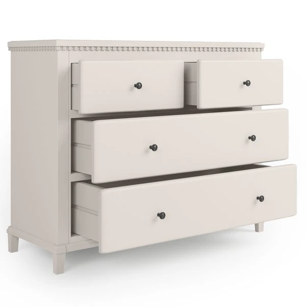 Dunelm Marco 4 Drawer Chest, Ivory 5 Dunelm Marco 4 Drawer Chest, Ivory - Image 5