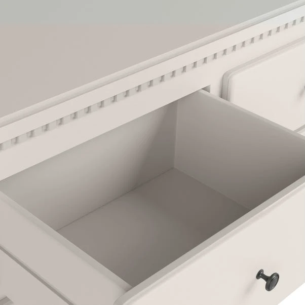 Dunelm Marco 4 Drawer Chest, Ivory 6 Dunelm Marco 4 Drawer Chest, Ivory - Image 6