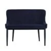 Dunelm Montreal Small Velvet Dining Bench Seat