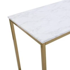 Dunelm Kendall Bar Table White Faux Marble -The Furniture Store 30769219 alt04