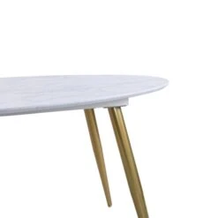 Dunelm Kendall Marble Effect Oval Dining Table -The Furniture Store 30769223 alt05