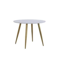 Dunelm Kendall Faux Marble Round Dining Table 5 Dunelm Kendall Faux Marble Round Dining Table -The Furniture Store 30769227 alt02