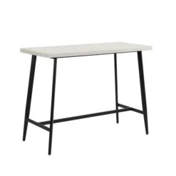 Dunelm Zuri Concrete Effect Bar Table -The Furniture Store 30769230 alt02
