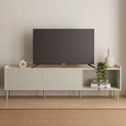 Dunelm Georgi Extra Wide TV Unit Natural 9 Dunelm Georgi Extra Wide TV Unit Natural -The Furniture Store 30769273 alt03