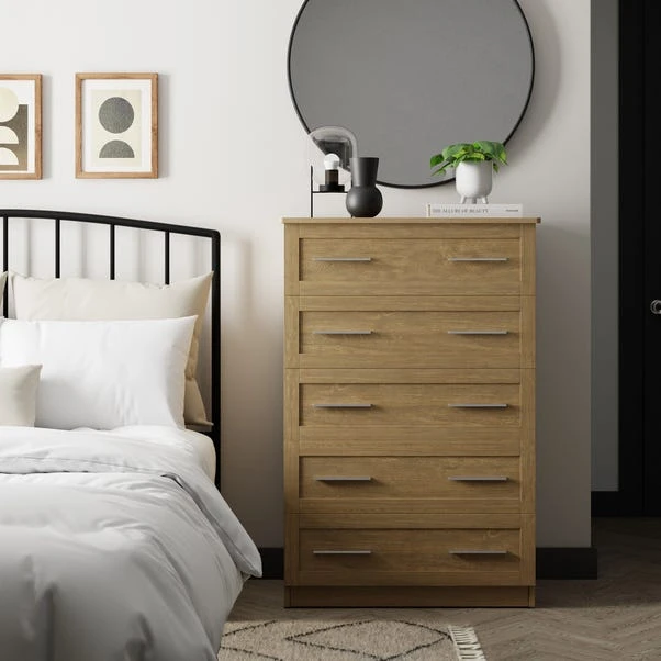 Dunelm Toby 5 Drawer Chest 1 Dunelm Toby 5 Drawer Chest