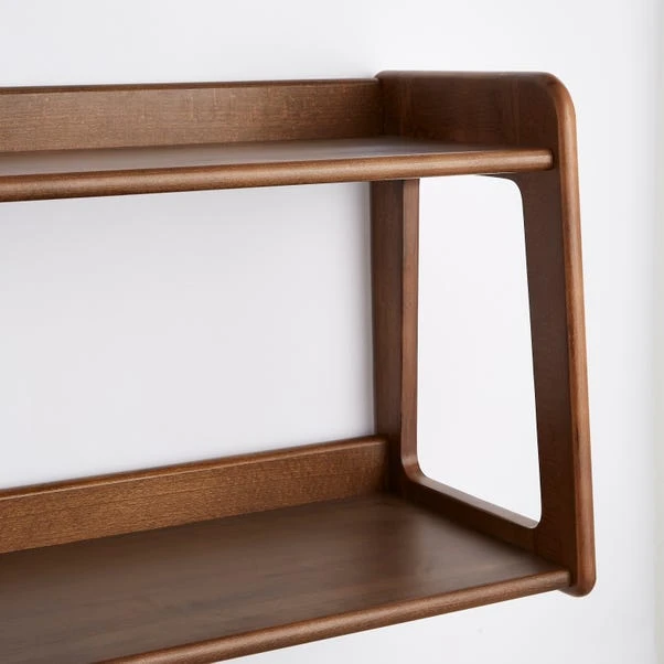 Dunelm Elements Beechwood Wall Shelving Unit 2 Dunelm Elements Beechwood Wall Shelving Unit - Image 2