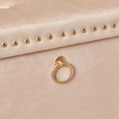 Dunelm Luxe Traveller Cream Velvet Cube 8 Dunelm Luxe Traveller Cream Velvet Cube -The Furniture Store 30769870 alt02