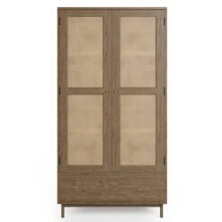 Dunelm Indi Double Wardrobe, Mango Wood 8 Dunelm Indi Double Wardrobe, Mango Wood -The Furniture Store 30770395 alt02