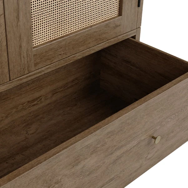 Dunelm Indi Double Wardrobe, Mango Wood 6 Dunelm Indi Double Wardrobe, Mango Wood - Image 6