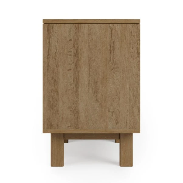 Dunelm Indi 2 Drawer Bedside Table, Mango Wood 4 Dunelm Indi 2 Drawer Bedside Table, Mango Wood - Image 4