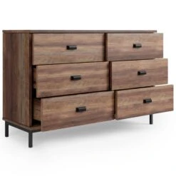 Dunelm Fulton 6 Drawer Chest, Pine Effect 10 Dunelm Fulton 6 Drawer Chest, Pine Effect -The Furniture Store 30773037 alt04