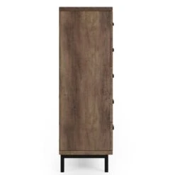 Dunelm Fulton Tall 5 Drawer Chest, Pine Effect -The Furniture Store 30773096 alt03