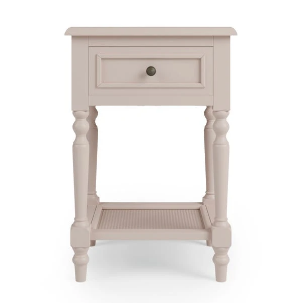 Dunelm Lucy Cane 1 Drawer Bedside Table 3 Dunelm Lucy Cane 1 Drawer Bedside Table - Image 3