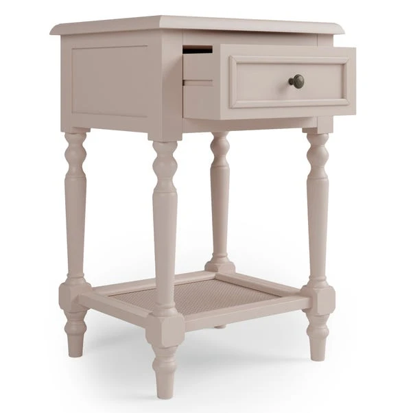 Dunelm Lucy Cane 1 Drawer Bedside Table 5 Dunelm Lucy Cane 1 Drawer Bedside Table - Image 5