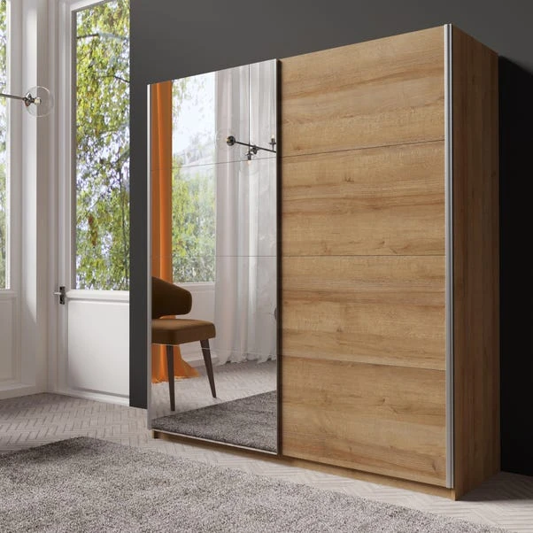 Dunelm Lincoln 180cm Sliding Double Wardrobe 1 Dunelm Lincoln 180cm Sliding Double Wardrobe