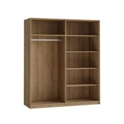 Dunelm Lincoln 180cm Sliding Double Wardrobe 11 Dunelm Lincoln 180cm Sliding Double Wardrobe -The Furniture Store 30775849 alt05
