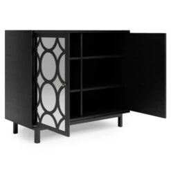 Dunelm Delphi Black Small Sideboard -The Furniture Store 30775931 alt04