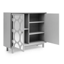 Dunelm Delphi Grey Small Slim Cabinet -The Furniture Store 30775933 alt04