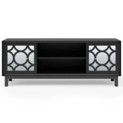 Dunelm Delphi Black TV Unit -The Furniture Store 30775935 alt02
