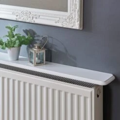 Gablemere White Radiator Shelf
