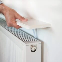 Gablemere White Radiator Shelf 7 Gablemere White Radiator Shelf -The Furniture Store 30777850 alt02