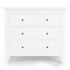 Dunelm Lynton 3 Drawer Chest White -The Furniture Store 30780209 alt02