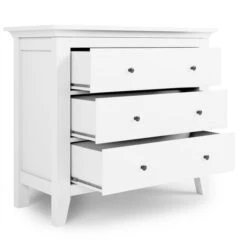 Dunelm Lynton 3 Drawer Chest White -The Furniture Store 30780209 alt04