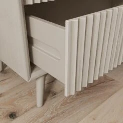 Dunelm Neena 3 Drawer Chest, White Wash Acacia Wood -The Furniture Store 30781307 alt03