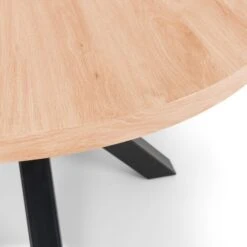 Julian Bowen Berwick Round Dining Table Oak -The Furniture Store 30794139 alt02