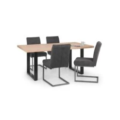 Julian Bowen Berwick Rectangular Dining Table Oak 11 Julian Bowen Berwick Rectangular Dining Table Oak -The Furniture Store 30794140 alt05