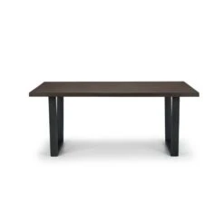 Julian Bowen Brooklyn Rectangular Dining Table Dark Oak 8 Julian Bowen Brooklyn Rectangular Dining Table Dark Oak -The Furniture Store 30794156 alt02