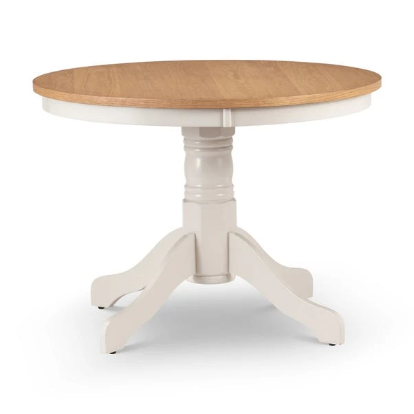 Julian Bowen Davenport Round Pedestal Dining Table With 4 Dining Chairs 2 Julian Bowen Davenport Round Pedestal Dining Table With 4 Dining Chairs - Image 2