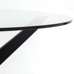 Julian Bowen Hayden Round Glass Dining Table -The Furniture Store 30794260 alt04