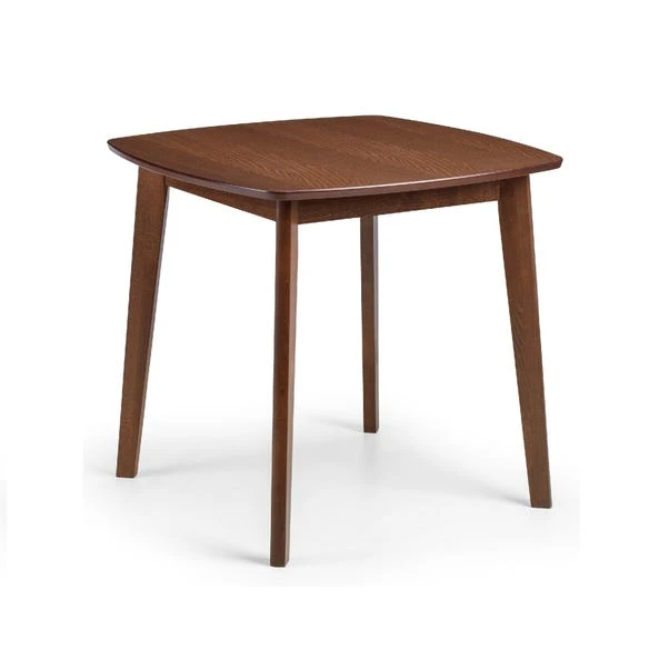 Julian Bowen Lennox Square Dining Table Walnut 2 Julian Bowen Lennox Square Dining Table Walnut - Image 2