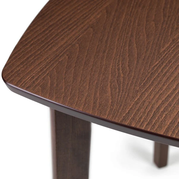 Julian Bowen Lennox Square Dining Table Walnut 4 Julian Bowen Lennox Square Dining Table Walnut - Image 4