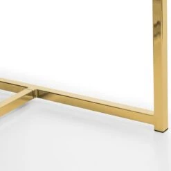 Julian Bowen Scala Rectangular Dining Table Gold -The Furniture Store 30794359 alt04