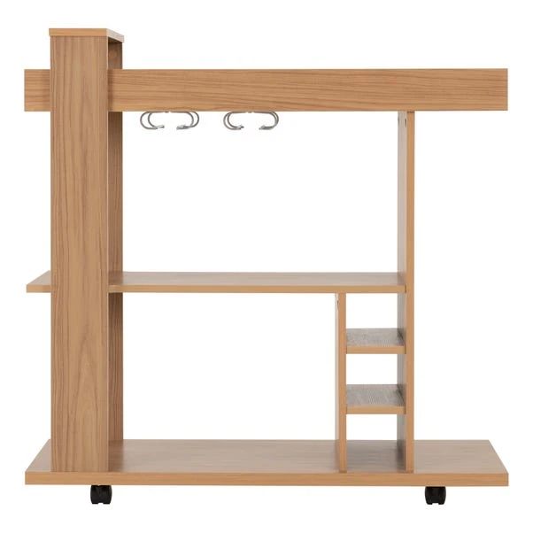 Seconique Naples Drinks Cart Oak Effect 2 Seconique Naples Drinks Cart Oak Effect - Image 2