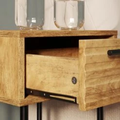 Dunelm Bryant 1 Drawer Bedside -The Furniture Store 30801917 alt03