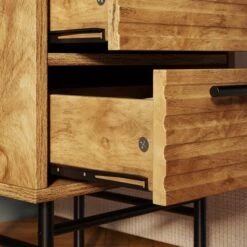 Dunelm Bryant 2 Drawer Bedside -The Furniture Store 30801932 alt03