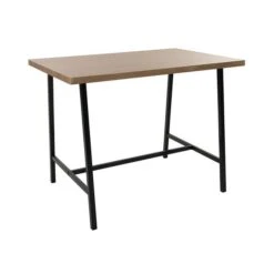 Dunelm Vixen Large Bar Table Oak Effect -The Furniture Store 30802255 alt04