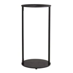 Dunelm Cole Side Table With LED Light Black -The Furniture Store 30802415 alt04