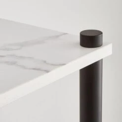 Dunelm Aiko Wall Unit With LED Lights Black And Faux Marble 8 Dunelm Aiko Wall Unit With LED Lights Black And Faux Marble -The Furniture Store 30802420 alt02