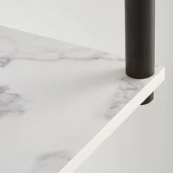 Dunelm Aiko Wall Unit With LED Lights Black And Faux Marble 9 Dunelm Aiko Wall Unit With LED Lights Black And Faux Marble -The Furniture Store 30802420 alt03