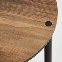 Dunelm Fulton Side Table With LED Lights Rustic Pine -The Furniture Store 30802439 alt03