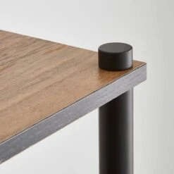 Dunelm Fulton Wall Unit With LED Lights Rustic Pine -The Furniture Store 30802441 alt03