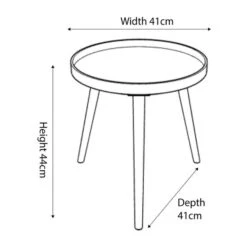 Pacific Lifestyle Pacific Halston Natural Pine Wood Large Side Table -The Furniture Store 30803506 alt04